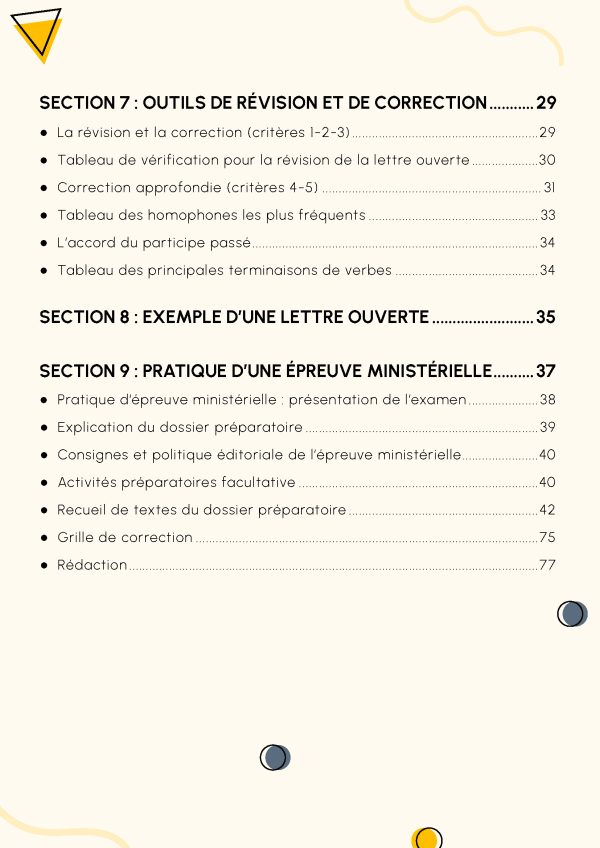 Français écriture secondaire 5 (papier) - Image 5