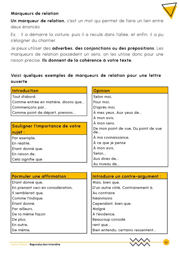 Français écriture secondaire 5 (papier) - Image 10