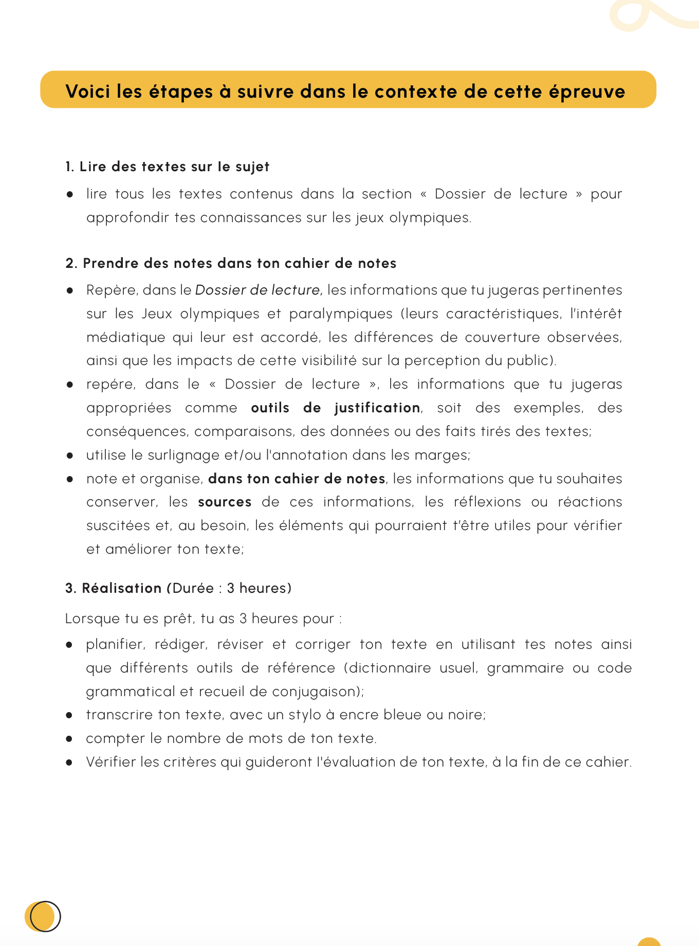 Simulation examen ministériel – Français écriture (Secondaire 2) – Image 2